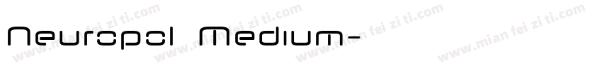 Neuropol  Medium字体转换